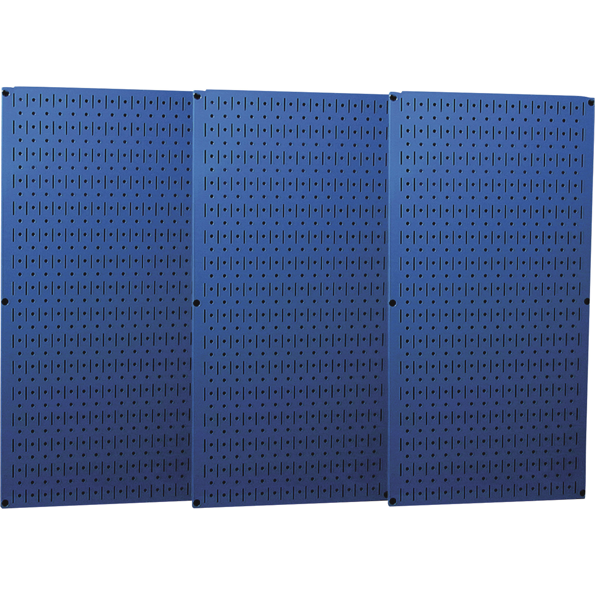Wall Control Industrial Metal Pegboard, Blue, 16in. x 32in., 3-Pk., Model# 35-P-3248BU